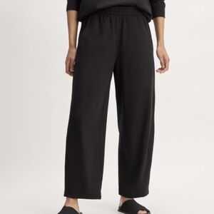 Everlane Off-Duty Barrel Pant in Black, size XS (loose fit)